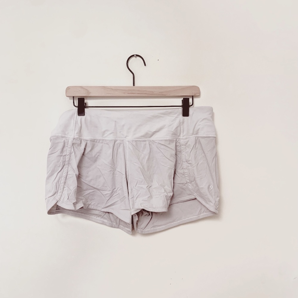 Lululemon white shorts